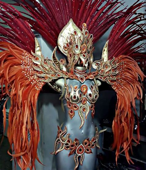 Showgirl Costume Samba Costume Burlesque Costumes Fantasy Costumes Dance Costumes Trinidad
