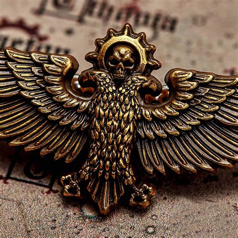 Warhammer 40k Imperial Aquila Pin Lapel Badge Etsy