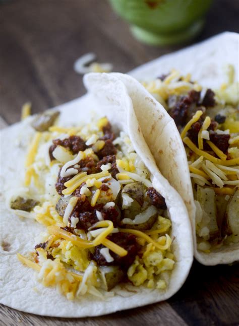 Chorizo And Potato Breakfast Tacos Recipe Diaries