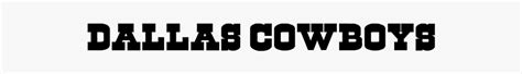 Font Download Famous Fonts Dallas Cowboys Logo Name Free