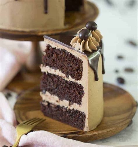 This Mocha Cake Is Moist Fluffy And Packed With Chocolate And Coffee