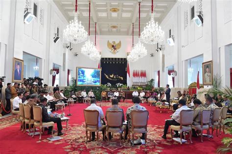 Gelar Rapat Kabinet Perdana Tahun 2019 Presiden Jokowi Bahas Program Pemerintah Sekretariat