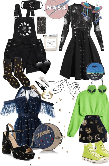 Space Core Outfit Shoplook Witch Aesthetic Outfit Outfits Aesthetic