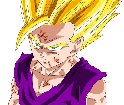 Gohan Super Saiyan 2 Render By Xantrogamerx On Deviantart