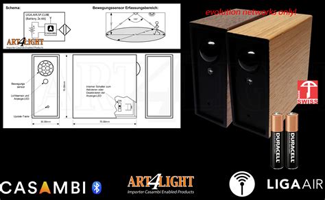 swisspir liga air sp cube h sensor voor casambi evolution netwerken casambi art4light