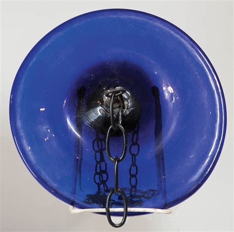Lot 201 Cobalt Glass Hanging Lantern Willis Henry Auctions Inc