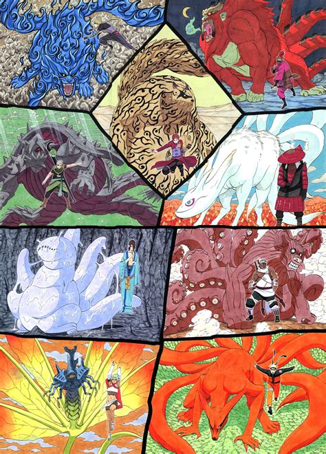 Coolest Awesome Est Picture The 9 Different Tailed Beasts Of Naruto