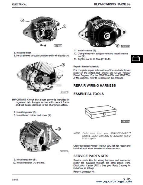 John Deere F1145 Front Mower Tm1519 Technical Manual Pdf