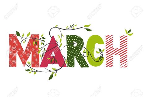 Stock Vector | Happy march, March images, Hello march
