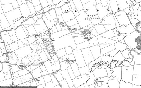 Historic Ordnance Survey Map Of Mundon 1895 Francis Frith