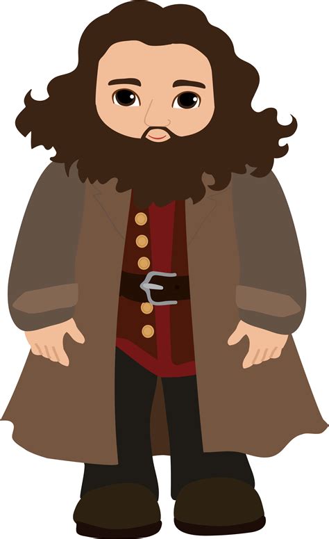 Download Hagrid Drawing Svg Free Library Harry Potter Clipart Png