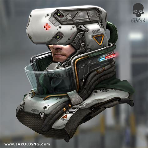 Artstation Cyberpunk Paramedic Jarold Sng In 2021 Cyberpunk