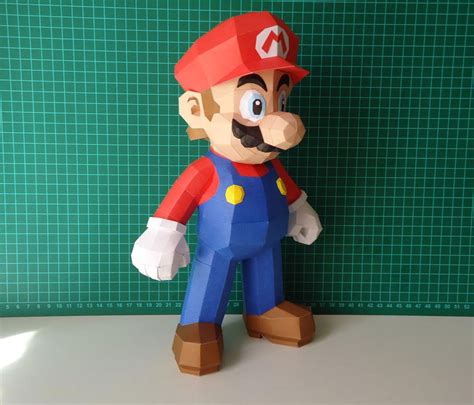 Super Mario Bros Paper Craft Model Paperox Free Papercraft