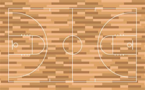 Basketball Court Overhead Illustrations Royalty Free Vector Graphics