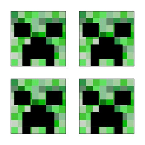 10 Best Minecraft Printable Creeper Face