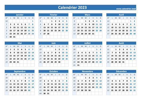 Semaine 24 2023 Dates Calendrier Et Planning Hebdomadaire à Imprimer