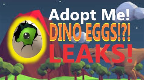 Dino Egg Leak Roblox Adopt Me Youtube