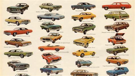 Classic Chevrolet Lineup Reveals Huge Model Diversity Gm Authority