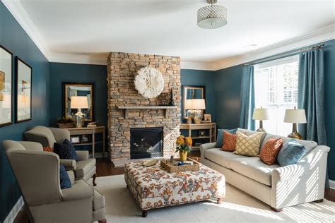 15 Awesome Living Room Designs Defined By Painted Walls