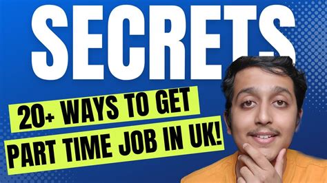 Part Time Jobs In Uk The Complete Guide To Get Part Time Jobs Ep 4