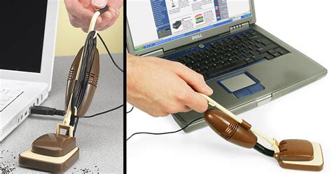 This Retro Usb Powered Mini Desk Vacuum Is Perfect For Your Coworker