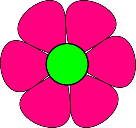 Pink Flower Clip Art At Vector Clip Art Online Royalty