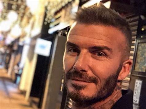 David Beckham Shows Off New Hair Cut As He Gets Selfie Happy In Macau