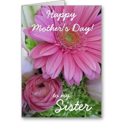 Happy Mothers Day Sister Card In 2021 Happy Mothers Day Sister Happy Mothers