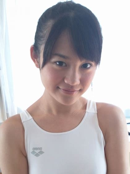 Maki Fukumi Japanese Cute Idol Sexy White Swimsuit Part The 77172 Hot