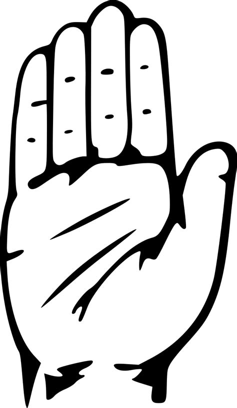 Right Hand Clipart Black And White Clipart Best