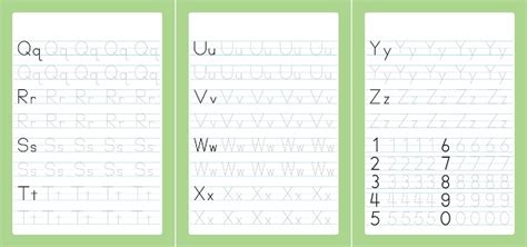 Abc Alphabet Letters Tracing Worksheet With Alphabet