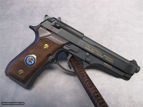 Beretta Model 92fs Fbi National Academy Commemorative 9mm With Display Case