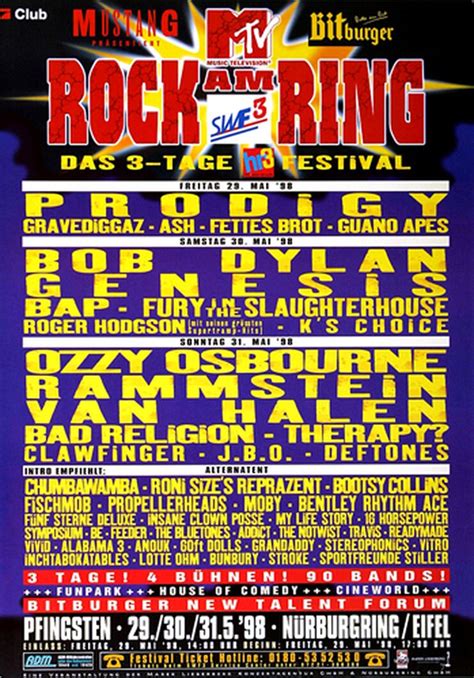As a result, when asked for his name by the natives, he responds by asking himself, who am i?, and is referred to as that by the natives. ROCK AM RING & PARK - 1998, Rock am Ring 1998 ...