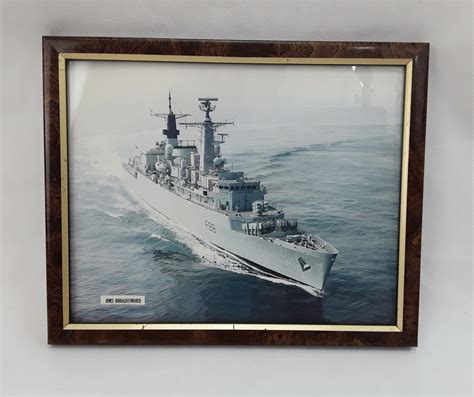 Photographic Print Of Royal Navy Hms Broadsword Sally Antiques