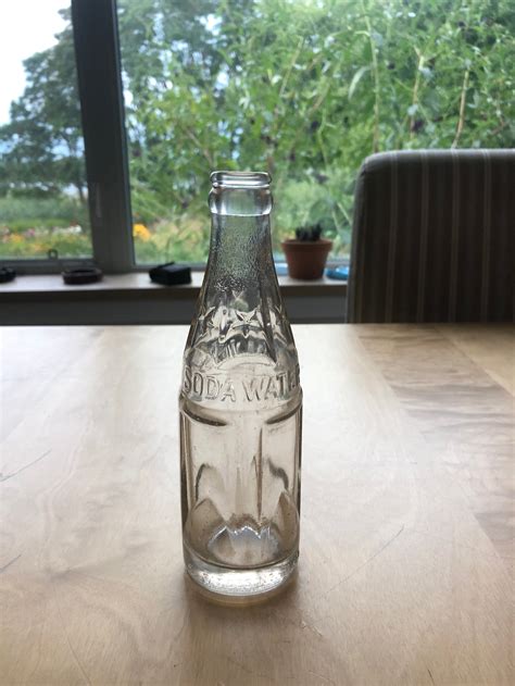Clear Vintage Coca Cola Soda Water 6 Oz Bottle Etsy