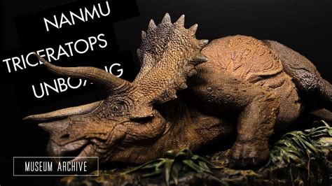Nanmu Dinosaur Triceratops Jurassic Park Unboxing And Review 4k Jurassic Park Youtube