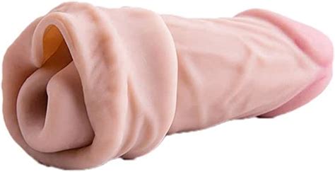 Dloob Flesh Realistic Pênis Enlargement Soft Liquid Silicone Hard Head