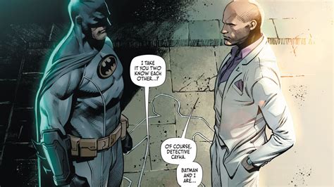 Old Friends Batman And Lex Luthor Stare One Another Down In Batman