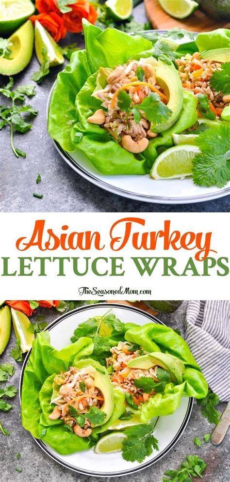Healthy family meals under 500 calories. Asian Turkey Lettuce Wraps are a high protein, low calorie, healthy dinner or … | Ground turkey ...