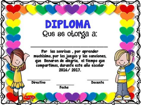 Pin De Anna López En Graduados Diplomas Para Niños Diplomas Para