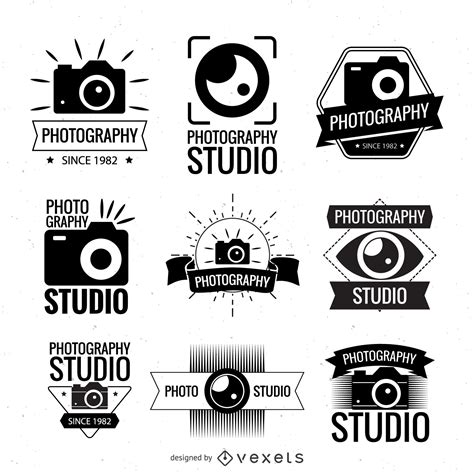 Photography Logo Tempates Collection Vector Download