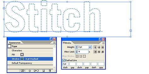 This is a very simple technique, but surprising a lot of illustrator users don't know how to do this within illustrator. Illustrator Trick #10: Stitched Text Effect ...