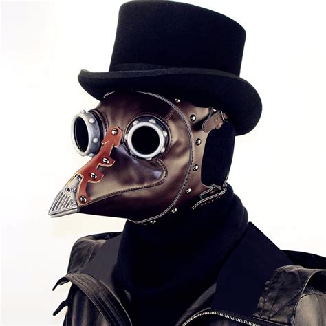 Steampunk Bird Mask Plague Doctor Mask Gearduke Steampunk Plague Bird