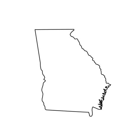 Georgia State Outline Svg Free 259 Amazing Svg File