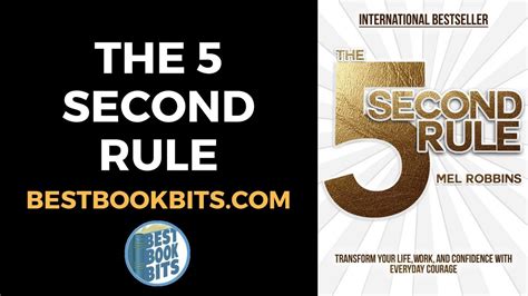 The 5 Second Rule By Mel Robbins Audiobook