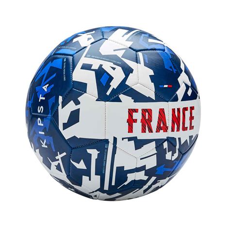 Nogometna Lopta 2022 Veličina 5 Francuska Plavo Bijelo Crvena Decathlon