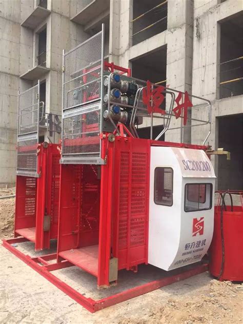 Sgs Ce Factory Supply 2t Double Cage Lift Elevator Hoist China Hoist