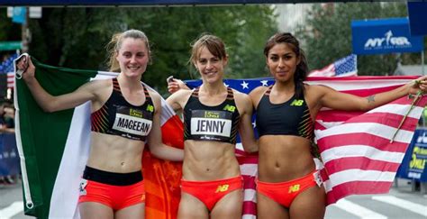 simpson and mcnamara win a thriller new york s 5th avenue mile watch