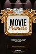 Movie Premiere Flyer Design Template | Flyer template, Flyer, Flyer ...