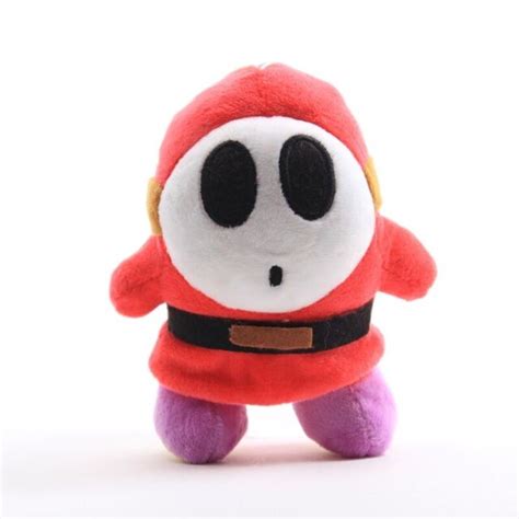 Nintendo Mario Bros Shy Guy Plush Doll Red 7” Ebay